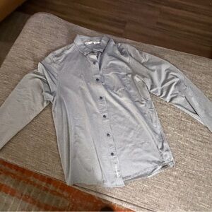 Travis Mathew Blue Dress Shirt